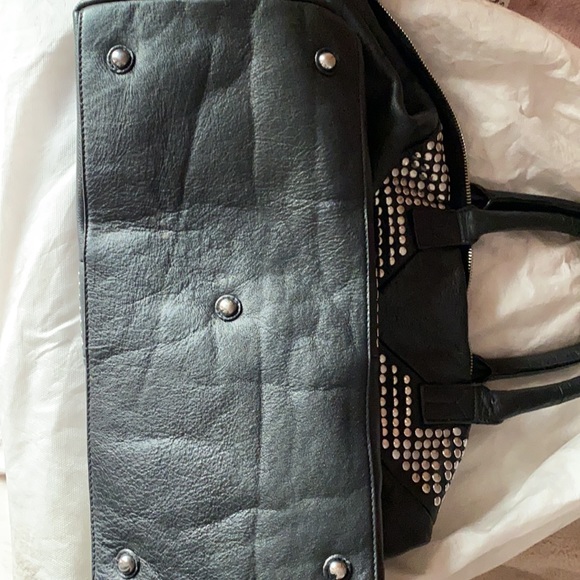 RARE! YVES SAINT LAURENT EASY Y YSL Rock Stud Bag - Picture 9 of 13